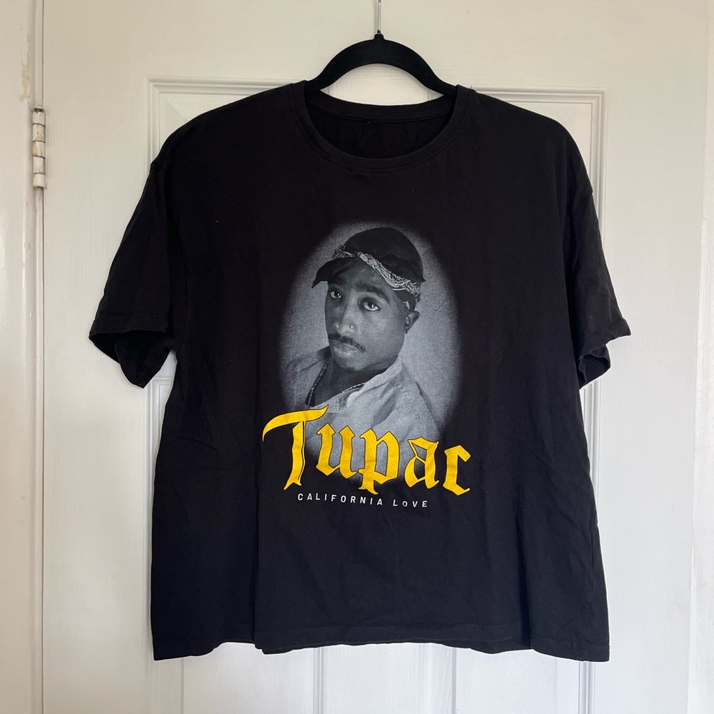 Black Tupac California Love Tee
